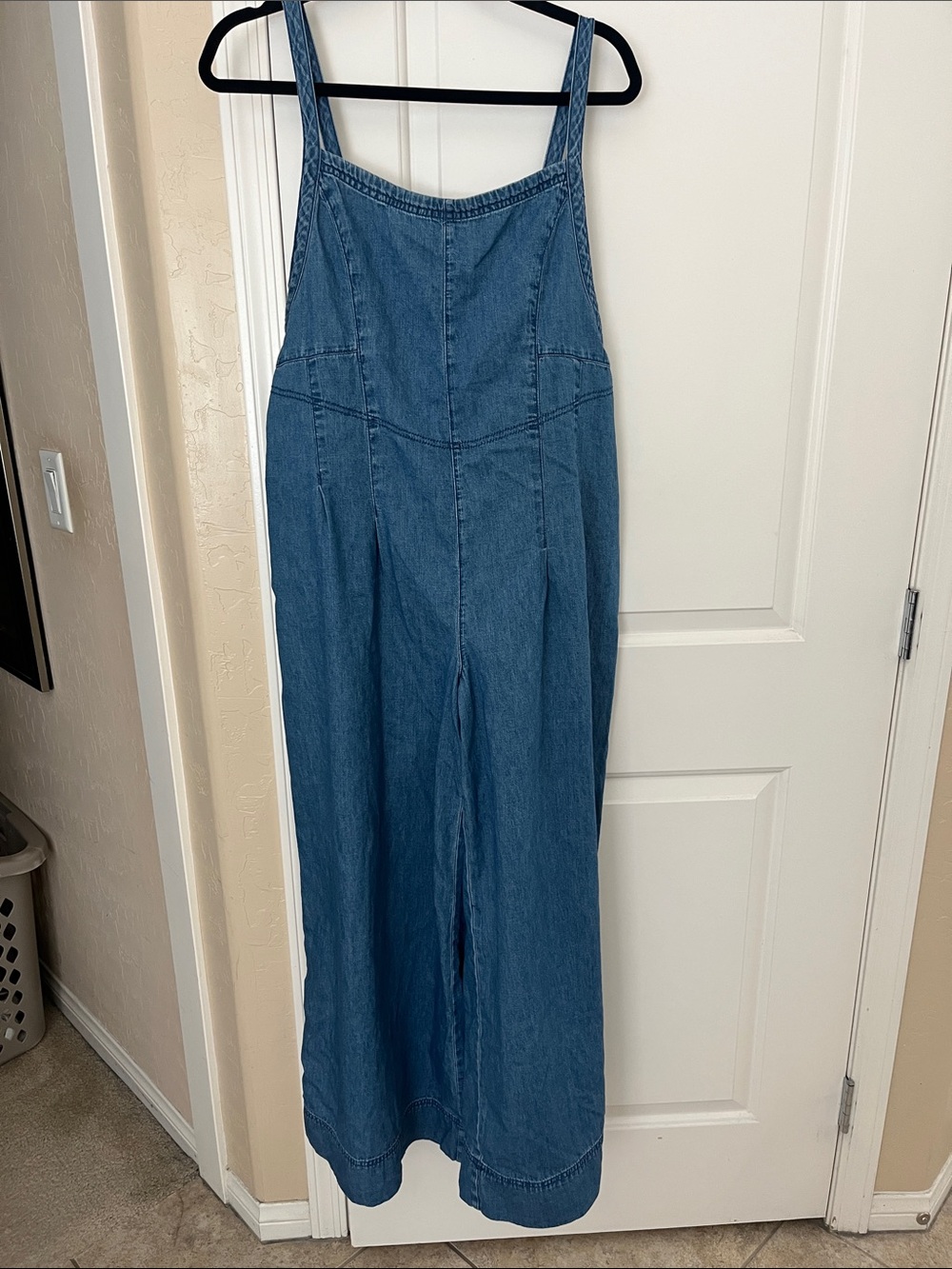 Aerie Blue Denim Jumpsuit Romper